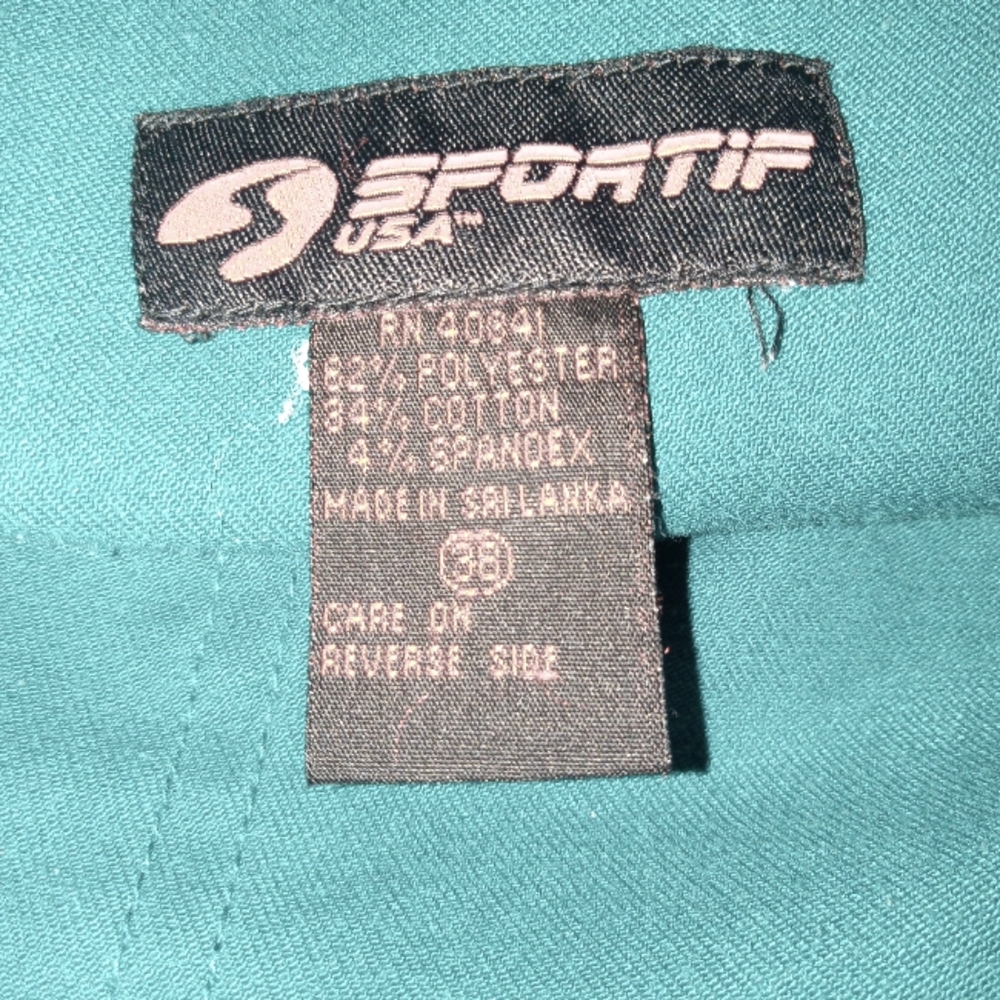 💚 NWOT Mens Dark Teal Shorts Sports Hunting Golfing Tennis Fishing 38/15 - Picture 2 of 3